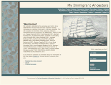 Tablet Screenshot of karensimmigrantancestors.com